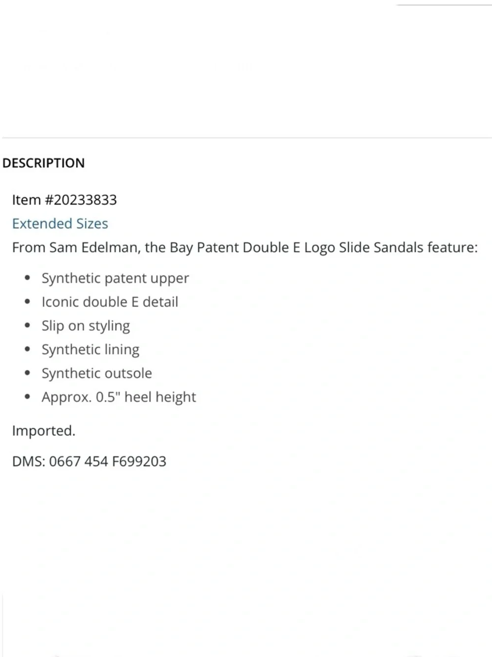 Sam Edelman New York ‘Bay’ Patent Slide Sandals in Almond - Picture 11 of 12